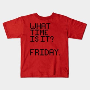 What time is it pixel Kids T-Shirt